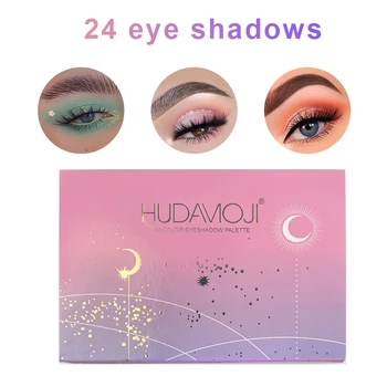 

24 Colors Eye Shadow Pearlescent Matte Waterproof Easy Color Eye Shadow Palette Long-lasting Anti-sweat Eye Makeup TSLM1