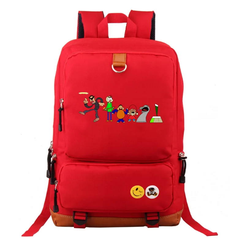 Школьный студенческий рюкзак Baldi Basics - Цвет: style1 red
