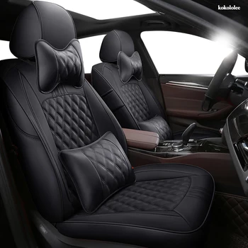 

KOKOLOLEE Custom Leather car seat covers For Mercedes-Benz E260 E300 E200 E250 E260 E320 C200 C180 C300 C260 C100 C320 car seats