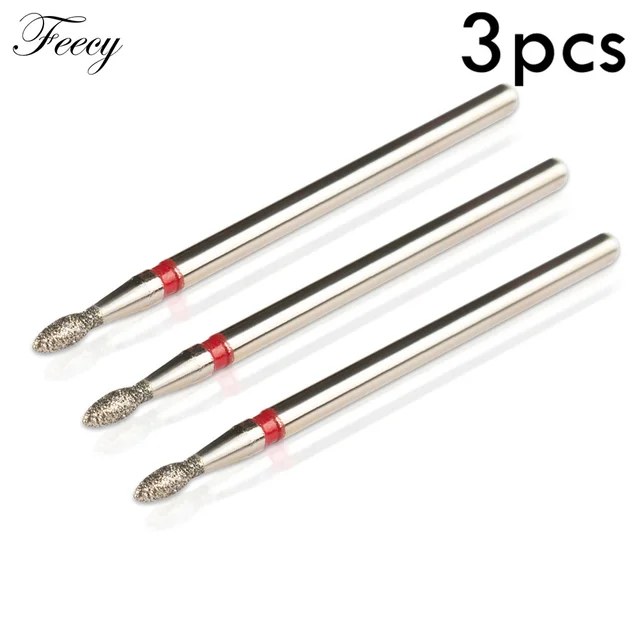 5pcs Diamond Nail Drill Bit Kits Mill Cutter All For Manicure Machine Bit Tools Accessories Cuticle Clean For Removing Nail Gel D