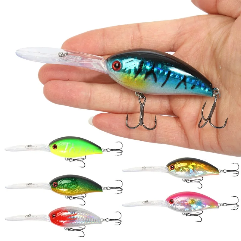 Deep Diving Fishing Lure 5/8oz Crankabits Pesca Artificial Hard Bait Wobbler Carp