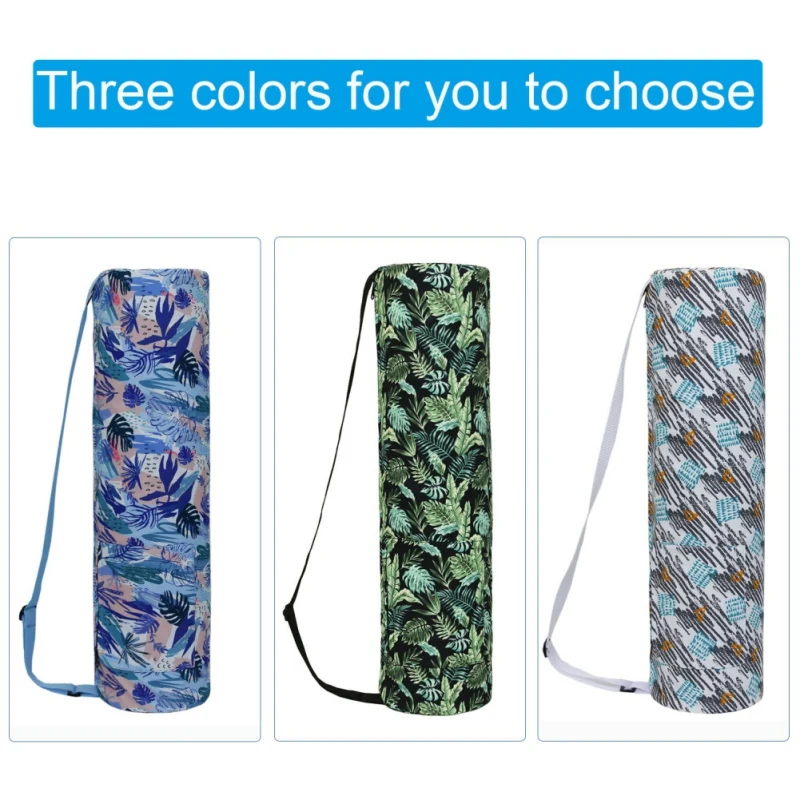 Outdoor Indoor Yoga Mat Storage Bag Printed Yoga Mat Bag Gym Mat Case