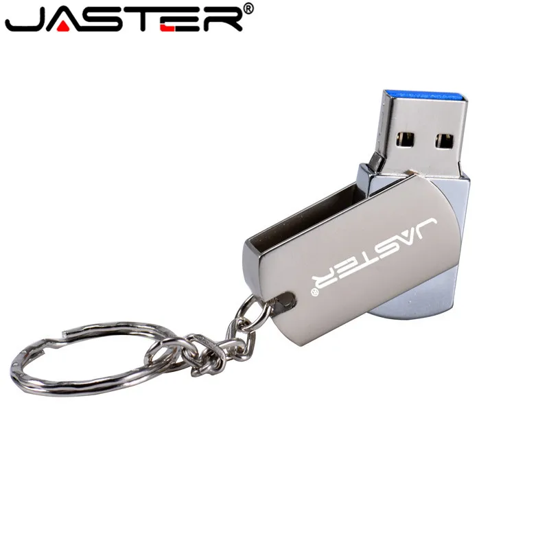 Металлический USB флеш-накопитель JASTER, портативный флеш-накопитель 128 ГБ, 64 ГБ, 32 ГБ, 16 ГБ, 4 Гб, флешка, мини-флешка, USB карта памяти, логотип клиента