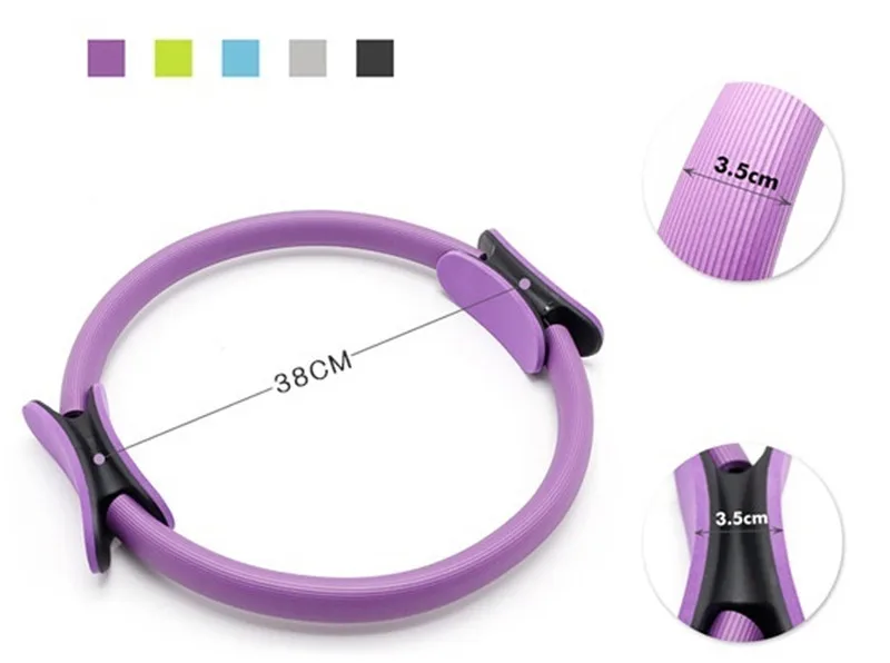 Women Yoga Pilates Circles Dual Grip Magic Circle Body Exercise Fitness Weight Yoga Tool Kit Shape Pilates Circles For Women yoga circle,pilates ring