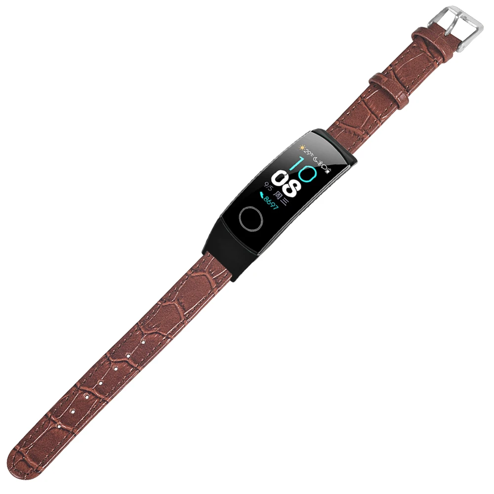 Кожаный браслет полоса для Honor Band 5 4 сменный ремешок для часов для huawei Honor Band 5 Смарт-ремешок Замена аксессуары