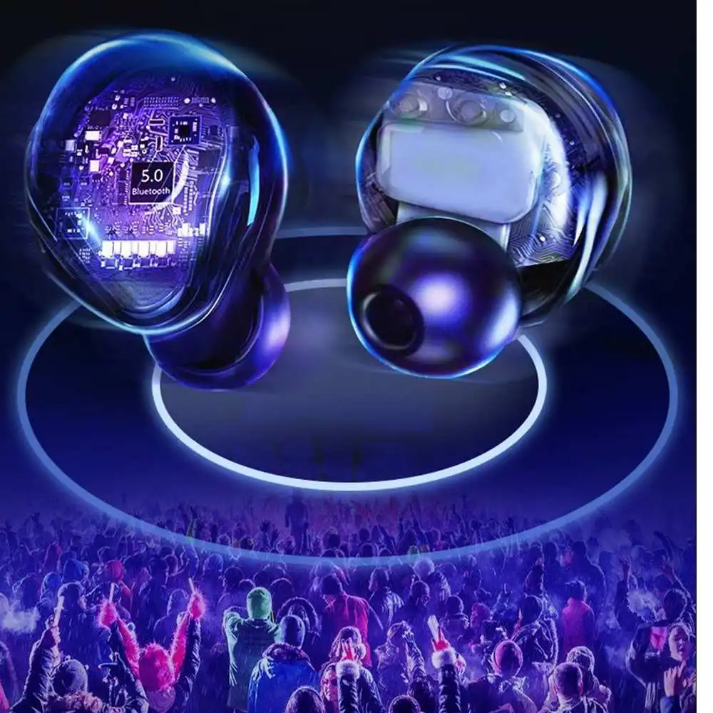 Ovevo Q65 HiFi bluetooth наушники TWS bluetooth 5,0 наушники Smart Touch Авто сопряжение вызова стерео IPX7 водонепроницаемый наушники-вкладыши