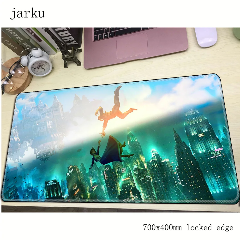 Bioshock pad мышь computador игровая мышь pad 700x400X2 мм padmouse большой Индивидуальный Коврик Для Мыши Эргономичный гаджет офисные настольные коврики