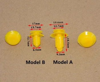 

(30pcs/lot) Plastic Rivets Fasteners Retainers Bumper Trim Clips for Chinese SAIC ROEWE 550 750 MG6 Auto car motor part