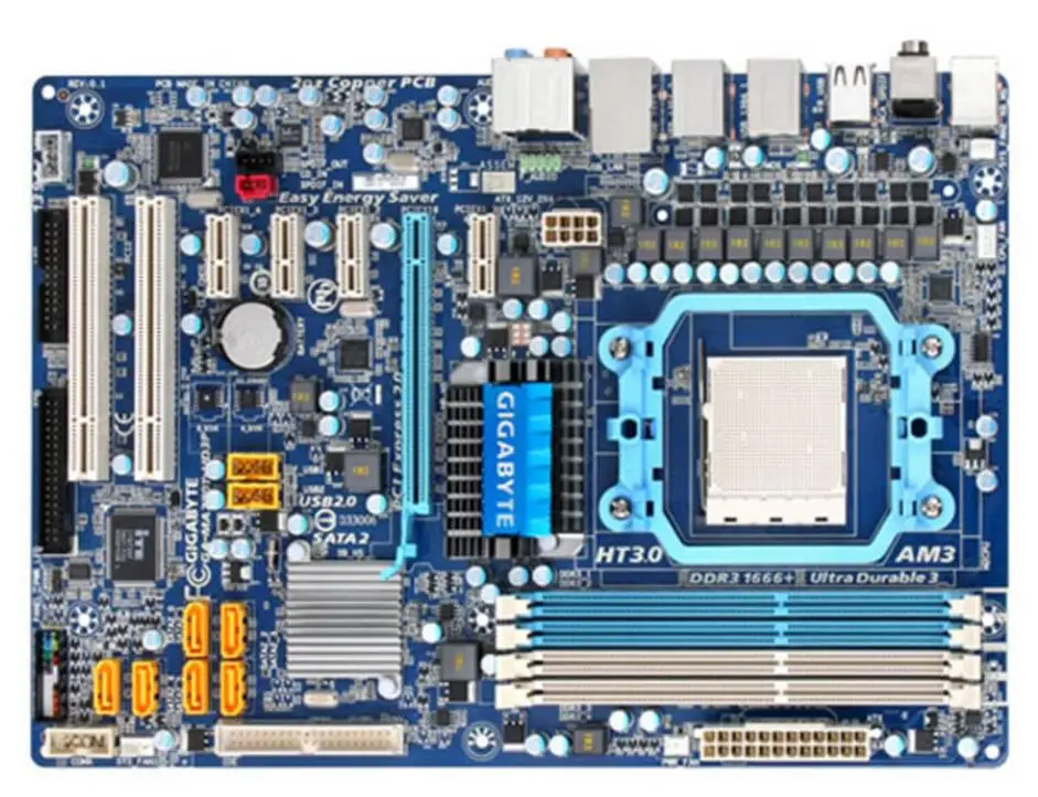 Оригинальная Материнская плата gigabyte GA-MA770T-UD3P MA770T-UD3P AM3 AM3+ DDR3 MA770T-UD3P 16 Гб