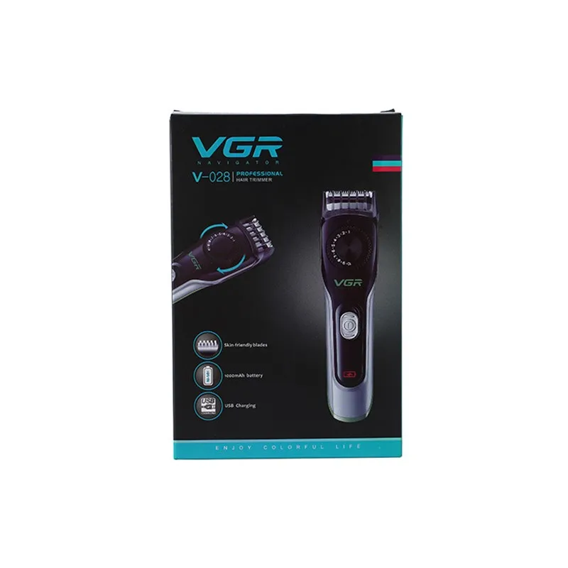 VGR V028 электрическая машинка для стрижки волос Бритва USB перезаряжаемая
