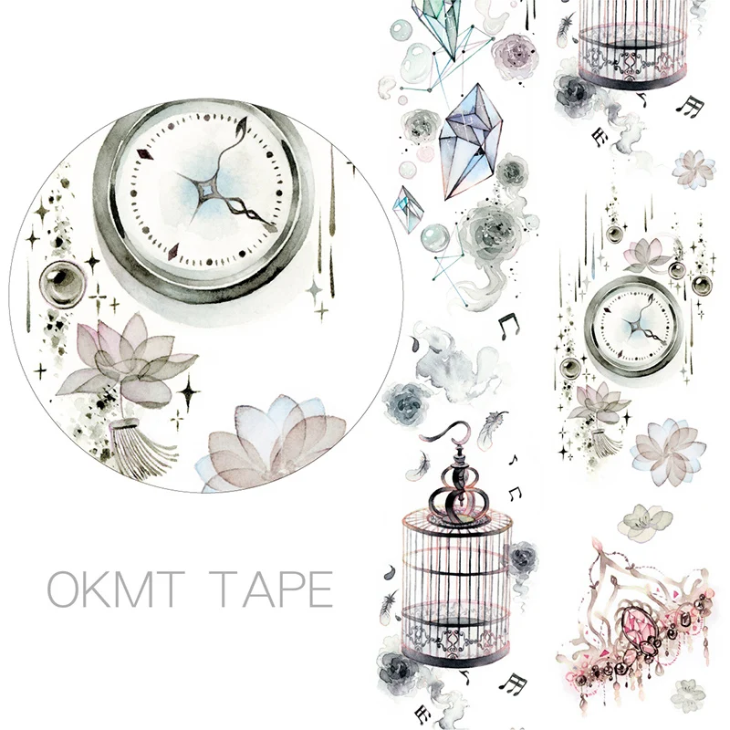 Vintage Washi Tape New Bird Cage