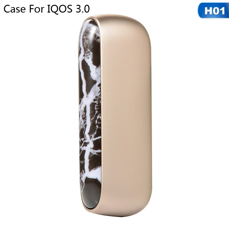 Камуфляжный каменный дизайн сменные магнитные колпаки внешние Чехлы боковая крышка чехол для IQOS 3,0 - Цвет: H01