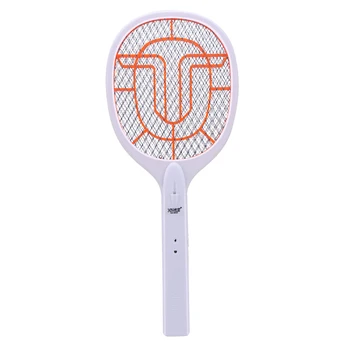 

USB Rechargable User Friendly Handheld Home Led Mosquito Killer Safe Detachable Battery 3 Layer Net Convenient ABS Fly Swatter