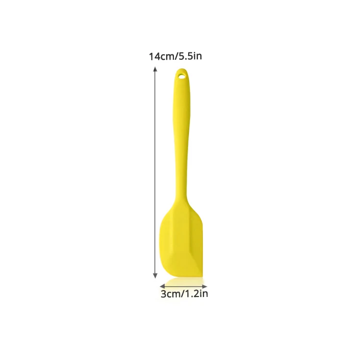 Baking scraper cake baking Tool food grade Non Stick Spatula butter Spoon  cooking silicone spatula rubber shovel bakery tools