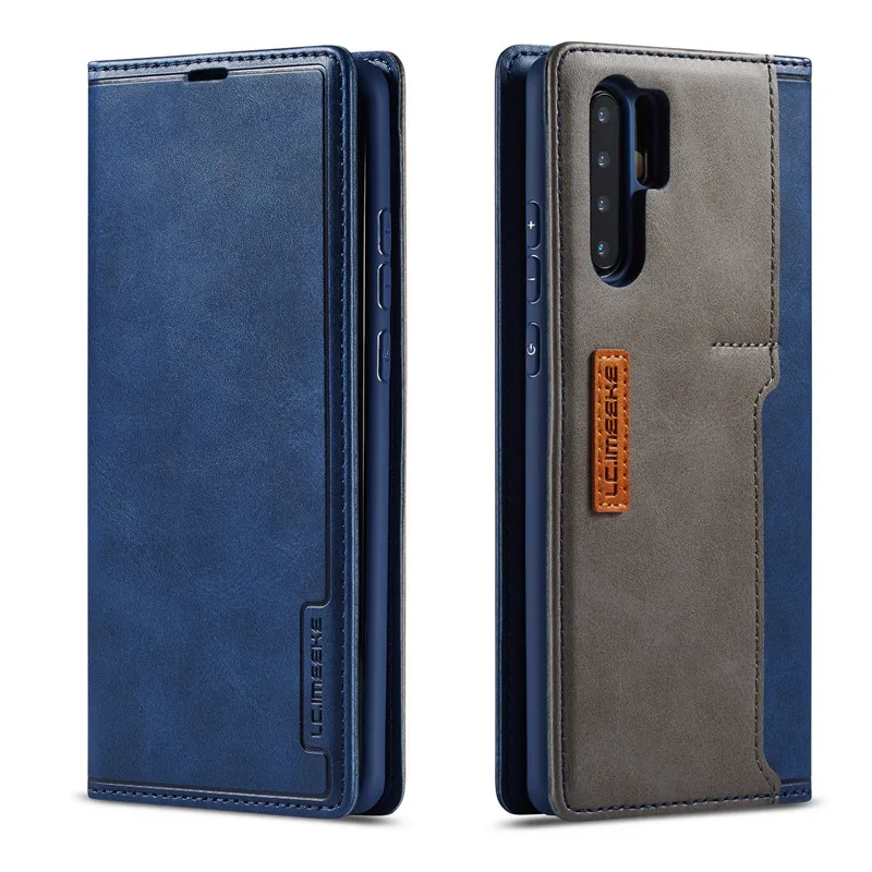 Чехол-Кошелек Tikitaka смешанных цветов для huawei P30 20 Pro P30 20 Lite, чехол s, кожаный флип-чехол для huawei mate 20 20 P mate 20 Lite - Color: Blue