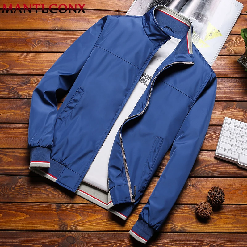 MANTLCONX плюс размер M-8XL повседневная мужская весенняя куртка Осенняя верхняя одежда мужские куртки и пальто Мужская куртка для мужской одежды бренд