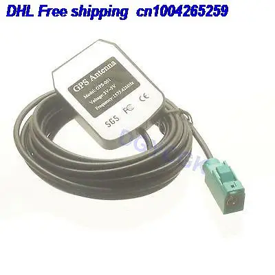 

DHL 50pcs Antenna GPS Active 1575.42MHZ Fakra SMB Z 5021 Water Bule female for RG174 antenna 22-a
