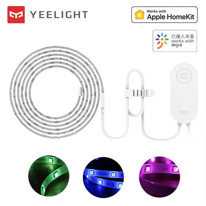 Yeelight Smart RGB LED Light Strip 1S 1m Extension Version WiFi Remote Control With Yeeight APP for Smart Home
