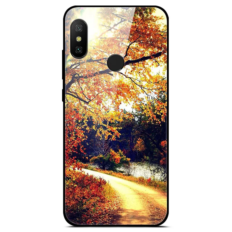 32 Для Xiaomi mi A2 Lite чехол из закаленного стекла жесткий чехол для телефона s для Xiaomi mi A2 Lite чехол для mi A2 Lite redmi 8 чехол для redmi 8 - Цвет: 32