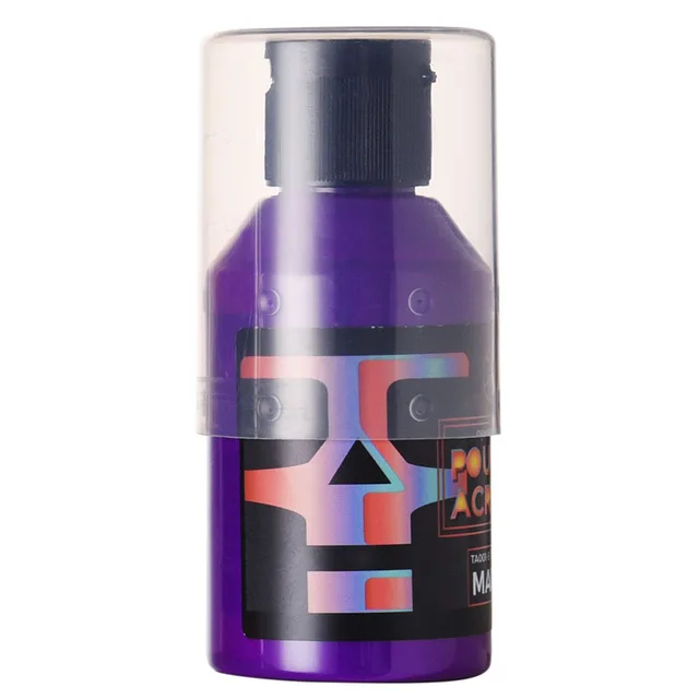 OPHIR 100ML Professional Pouring Acrylic Paint Fluid Marbling Paint for Artist DIY Art Supplies 36 Colors for Choose NO.8 MAUVE