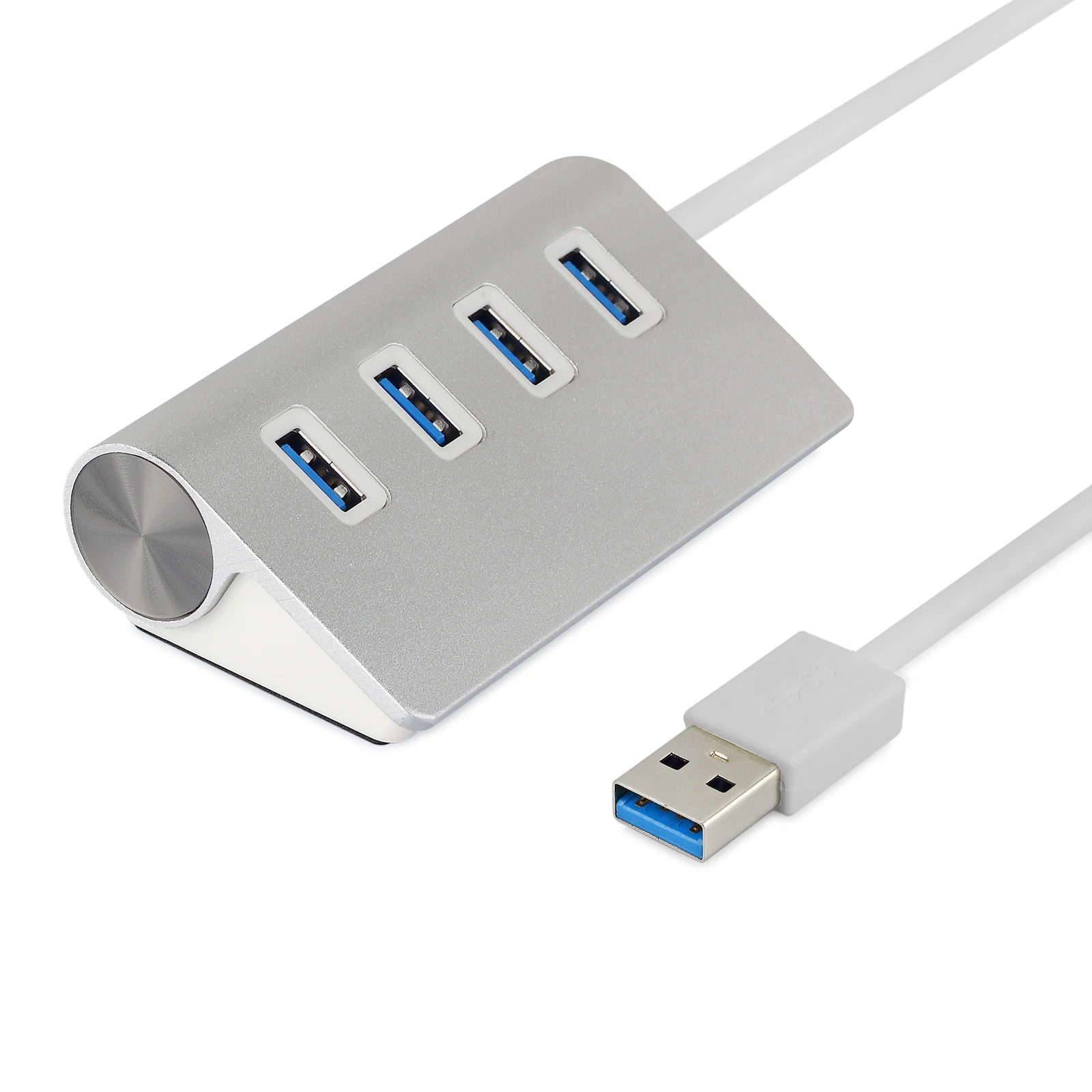 LiNKFOR Алюминий 5 Гбит/с высокоскоростной сплиттер адаптер кабель 4 порта USB 3,0 концентратор для ПК Mac 4 порта USB сплиттер совместим с Win8