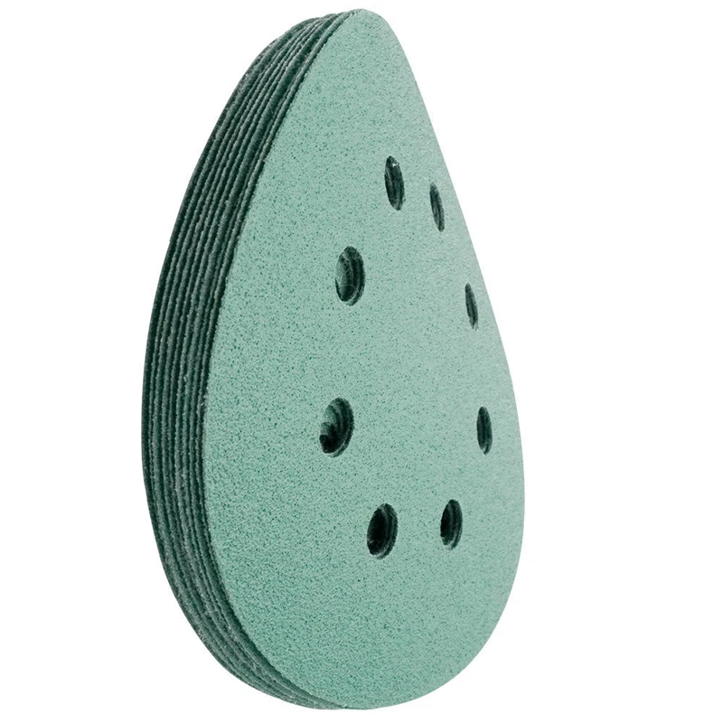 Green Sanding papers 30pcs Disc.Flocking.Dry Wet 2500 grit Woodworking