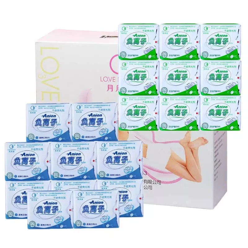 19 упаковок анионные гигиенические прокладки Love Moon Anion Winalite высокого качества