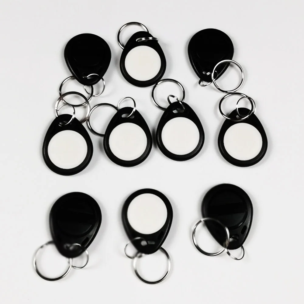 

50pcs T5577 EM4305 Rewritable Writable Rewrite Keyfobs Duplicate RFID Tag Copy 125KHz card Proximity Token Key Ring