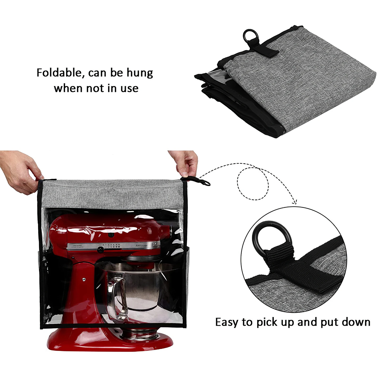 Household Waterproof Kitchen Accessories Blender Dust Cover for Kitchen Aid Mixer Machine Supplies Mixer Dust Proof Cover