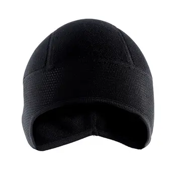 

Unisex Winter Cycling Cap Windproof Warm Polar Fleece Thermal Helmet Liner Beanies Hat Solid Color Hiking Skiing Ear Warmer