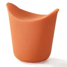 Силиконовое ведро для попкорна микроволновая печь; силикон складной высококачественный кухонный легкий инструмент DIY ведро для попкорна устройство для изготовления тарталеток