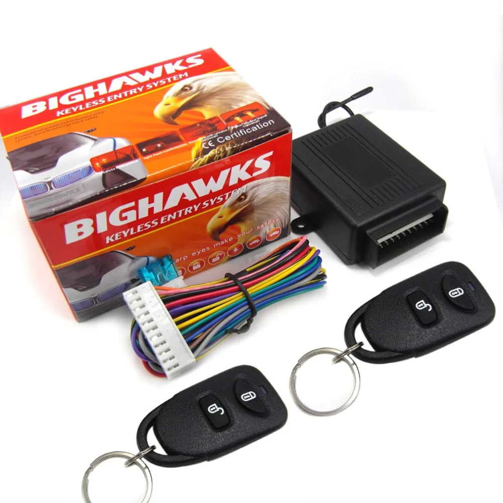 M602-8114 Remote Control Central Locking Kit For KIA Car Door Lock Keyless Entry System With Trunk Release Button