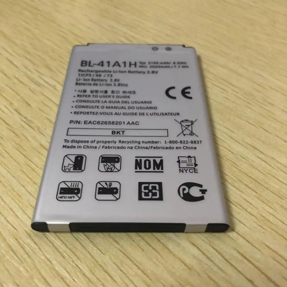 10 шт. OHD BL-41A1H Аккумулятор для LG Optimus F60 MS395 D390N Tribute VS810PP Transpyre LS660