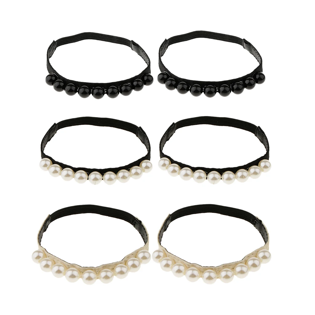 1 pair Detachable Anti-slip Anti-loose Leather Shoe Straps Shoe Accessories For Loose High Heeled Shoes Wedges Flats