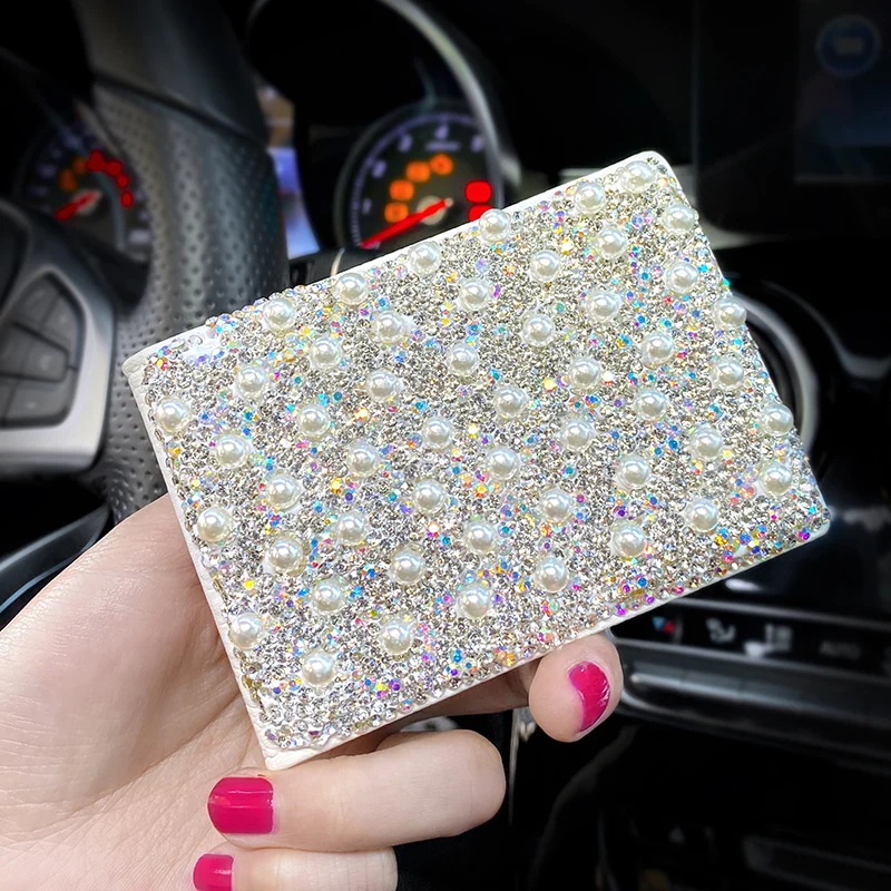 Luxury-Diamond-Pearl-Car-Key-Case-Cover-Genuine-Leather-Key-Shell-Key-Chain-for-Women-Girls-Bling-Rhinestones-Key-Cover-19