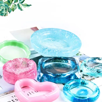 

1PCS DIY Crystal Epoxy Ashtray Mold Mirror Ashtray Silicone Mold Accessories Mold Handicrafts DIY Resin Crafts Gift Supplies
