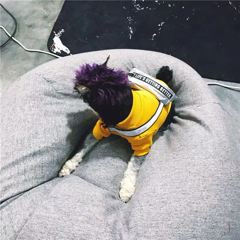 Fashion Dog Backpack Clothes Pet Puppy Hoodie Coat Bulldog Schnauzer Chihuahua Jacket for Dogs Winter Keeping Warm ZJC06