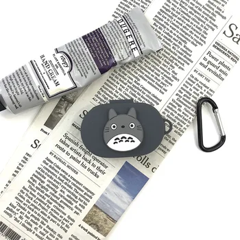 

Cute Silicone Earphone Case with Hook for Xiaomi redmi airdots Bluetooth Wireless Headset Protection Case Protective Cover