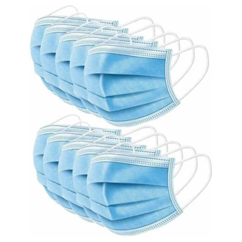 

3 Layers Disposable Protection Mouth Covers Non-Woven Anti-Dust Face Covers Anti-saliva Anti Infection Filter Anti-Dust