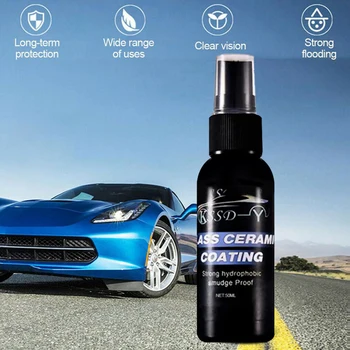 

50ml Car Windows Cleaner Windshield Water Repellent Washer Waterproof Rainproof Nano Hydrophobic Car Coating Retreading
