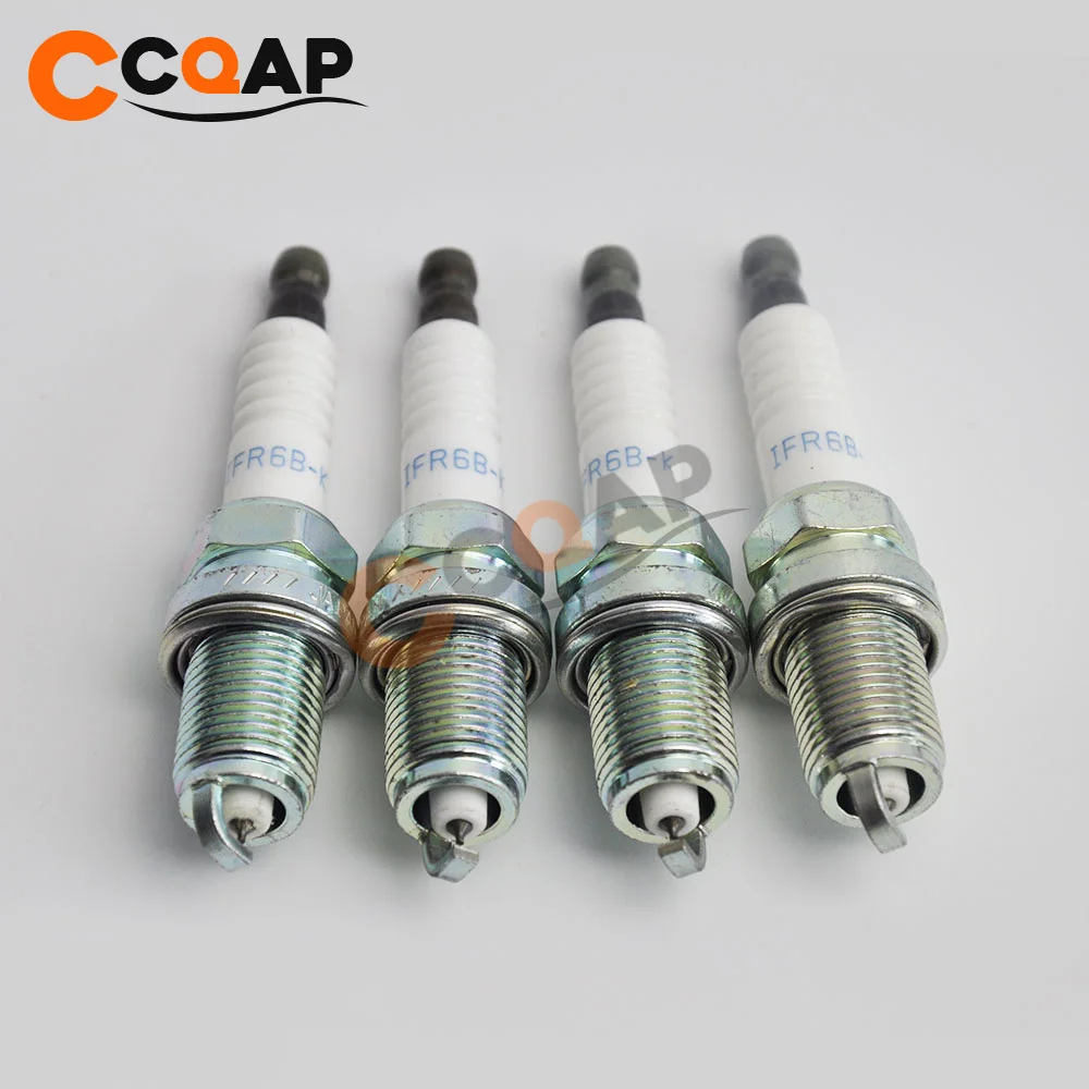 4 шт. иридиевая Свеча зажигания 1822A002 IFR6BK для Mitsubishi Eclipse Galant Toyota Tundra IFR6B-K 4867 |