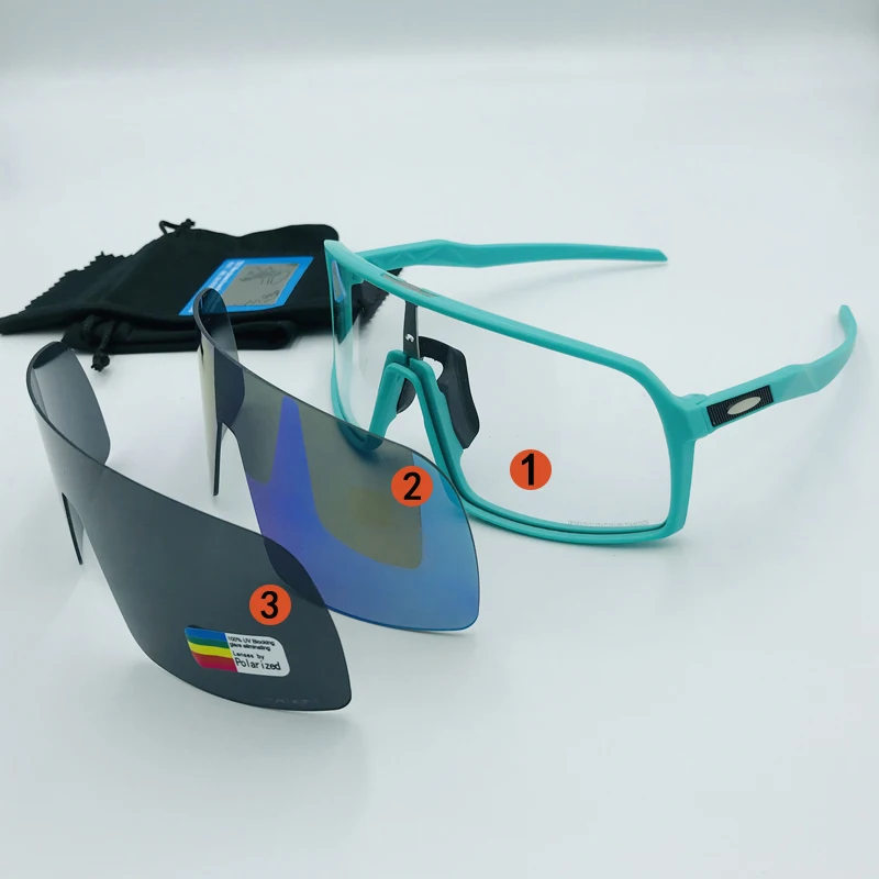 Фотохромные поляризованные велосипедные очки с 3 линзами для мужчин и женщин спортивные велосипедные очки MTB велосипедные очки для бега и верховой езды солнцезащитные очки