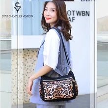 SCV Новая повседневная женская сумка через плечо из нейлона, Большая вместительная женская сумка с принтом в этническом стиле, женская сумка-мессенджер для путешествий