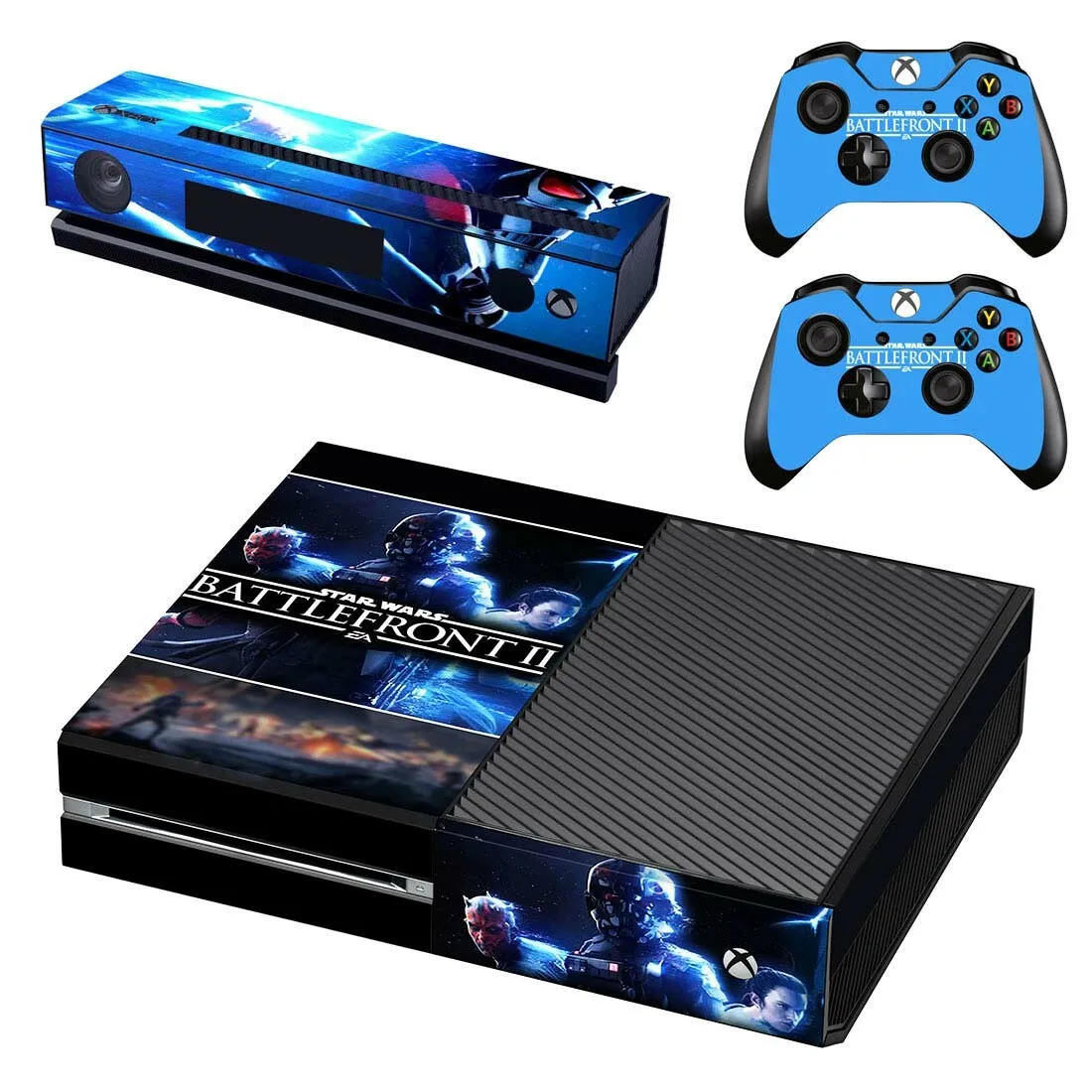 Звездные войны battleспереди наклейка s для xbox one виниловая кожа наклейка Pegatinas для xbox one консоль Kinect два контроллера скины