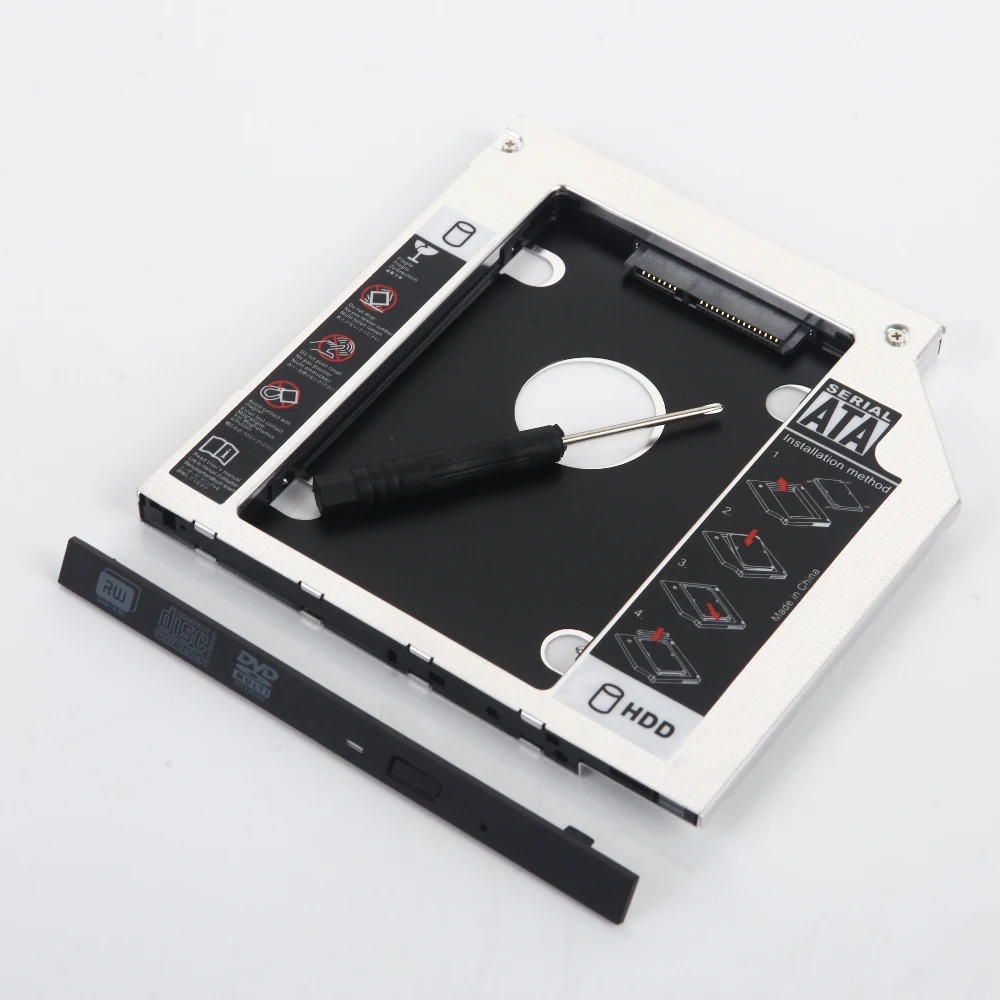 9 5 мм 2nd HDD SSD жесткий диск Оптический Caddy рамка для Lenovo G500s G505s Ideapad P400 Z500 Z500t Z510 Z510t