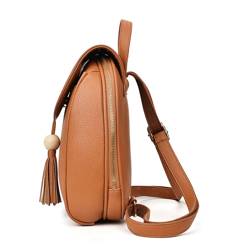 

WOMEN'S Bag 2017 New Style Backpack Korean-style Tassels Small Backpack