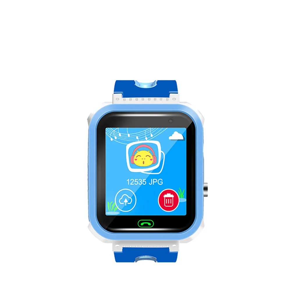 BU Новые смарт-часы детские gps Smartwatch1.44 дюймов Анти-потеря Смарт-часы для детей девочек мальчиков smartwatch для Android IOS - Цвет: BU