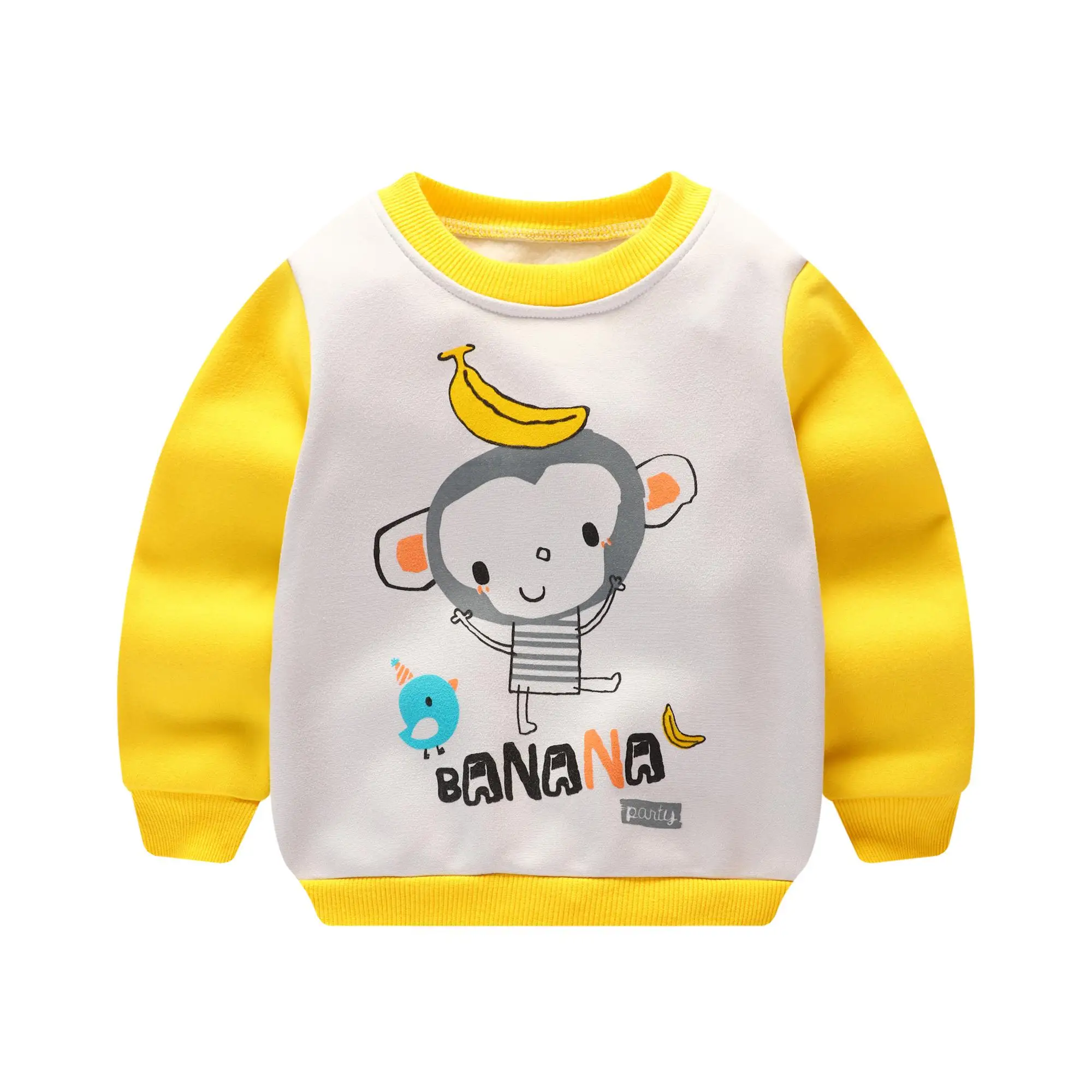 Одежда для маленьких мальчиков, толстовки с капюшоном, топы с рисунками животных, хлопковый свитер с длинными рукавами, Детская футболка, одежда - Цвет: P16