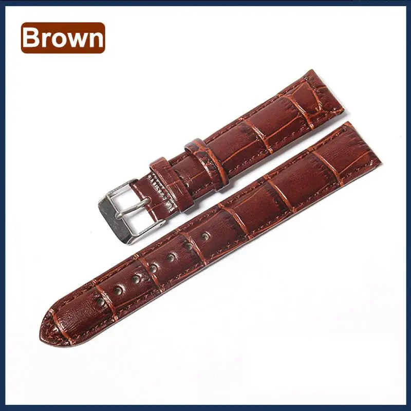 High Quality Women Men Watch Bands Leather Straps Belts 24mm 22mm 20mm 18mm 16mm 14mm 12mm New Watch Accessories Metel Buckle