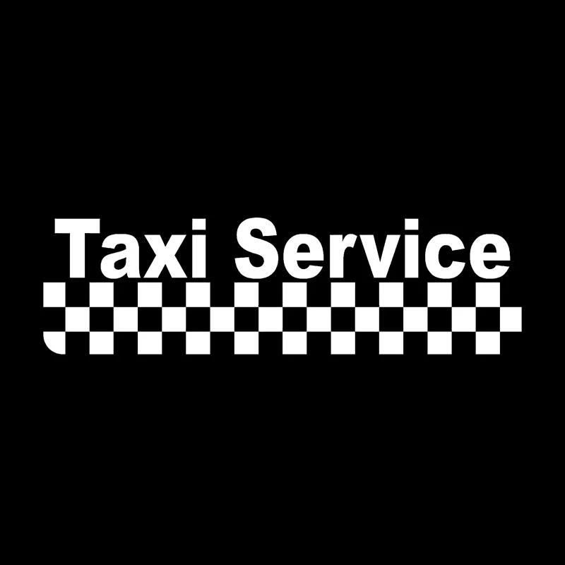 Продавец такси виниловый автомобиль черная/серебряная наклейка на | Автомобили и